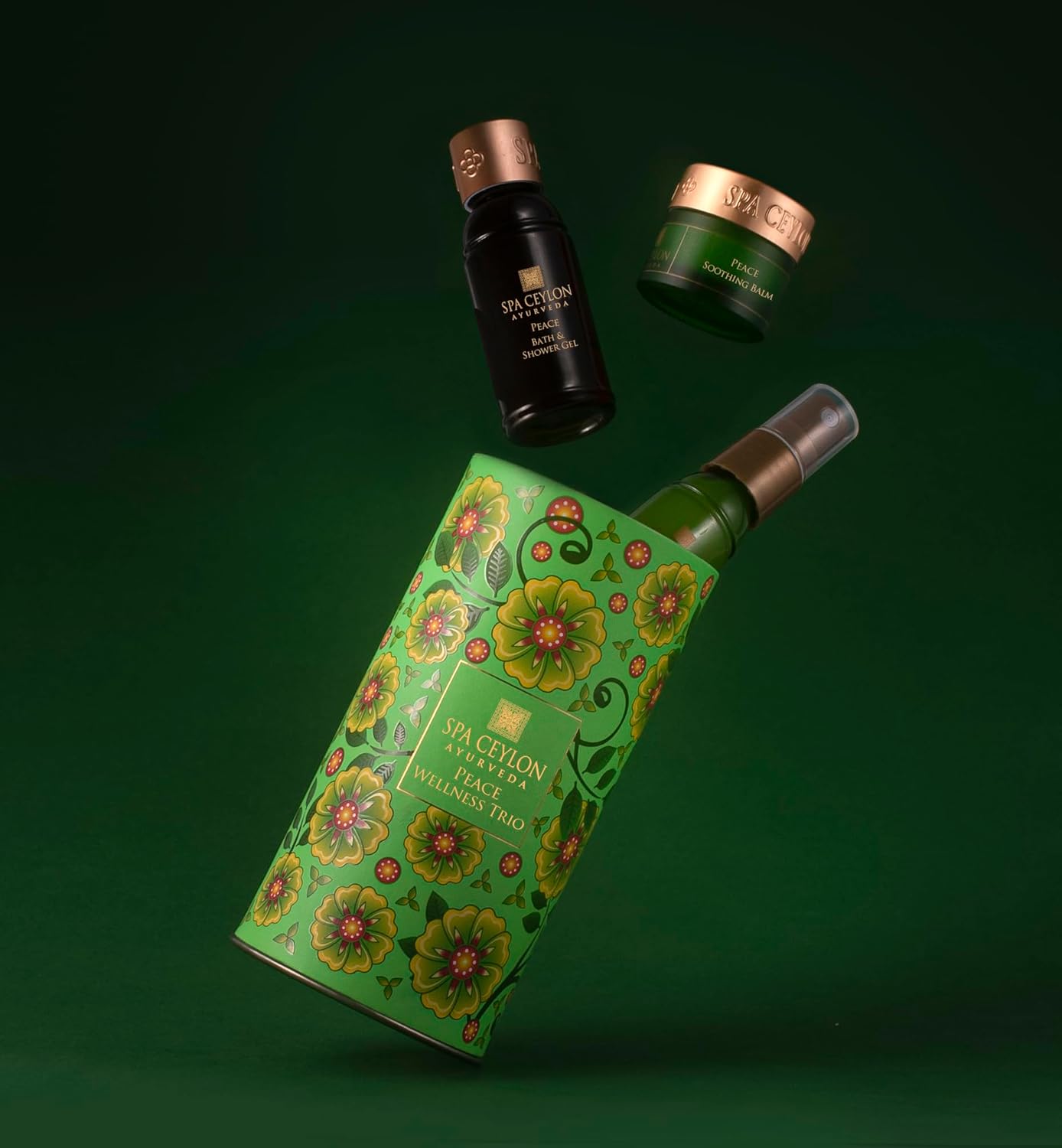 Spa Ceylon Peace Welfare Trio Set | Spa Essential | Body care | Ayurvedic | Natural material | Pampered love kit | Gift Spa Ceylon Peace Welfare Trio Set | Spa Essential | Body care | Ayurvedic | Natural material | Pampered love kit | Gift