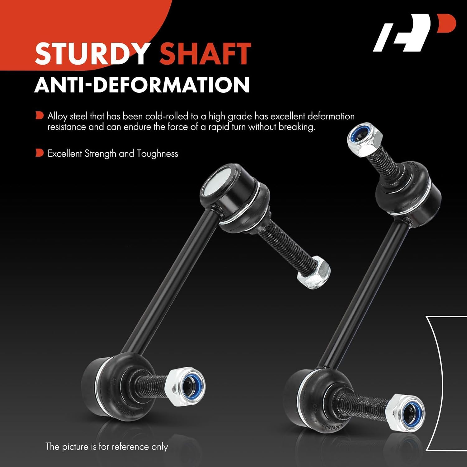A-Premium 2Pcs Front Sway Bar Links Stabilizer Bar End Links, Compatible with Toyota Tacoma 2005-2019