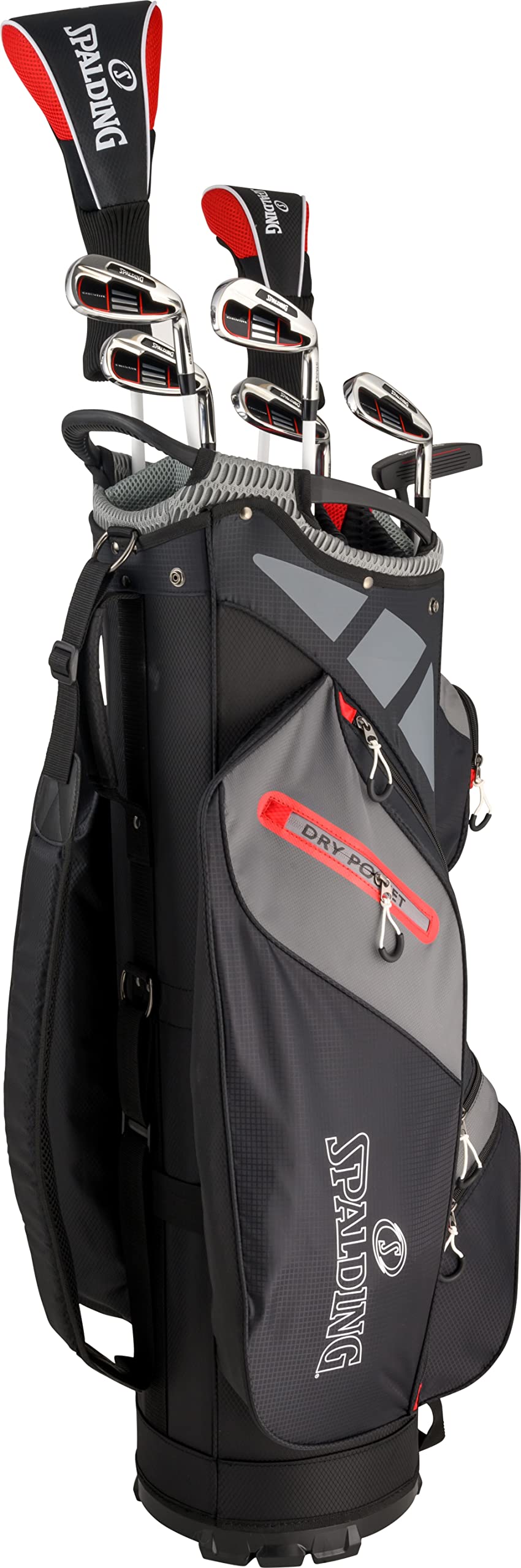 Spalding Esec, Set Executive Golf Club Uomo, Rosso/Nero, Complete