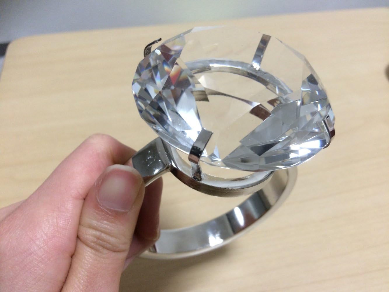 Amazon 巨大 リング 指輪 60mm 80mm 結婚式 ウエディング プロポーズ サプライズ プレゼント ギフト おもちゃ 特大 サイズ 60mm おもちゃ雑貨 おもちゃ