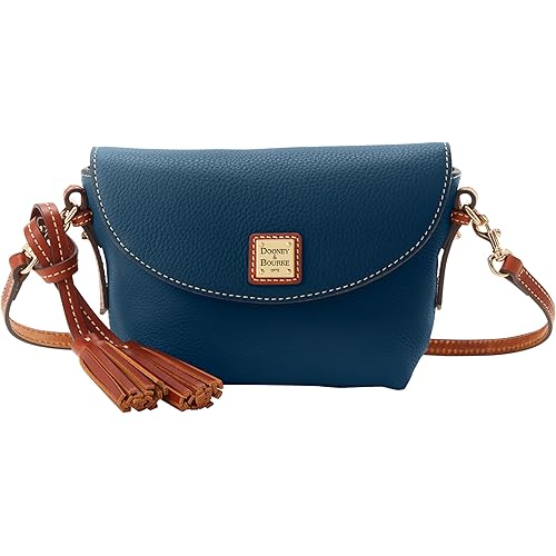 Dooney & Bourke Handbag, Pebble Grain Crossbody Saddle Bag