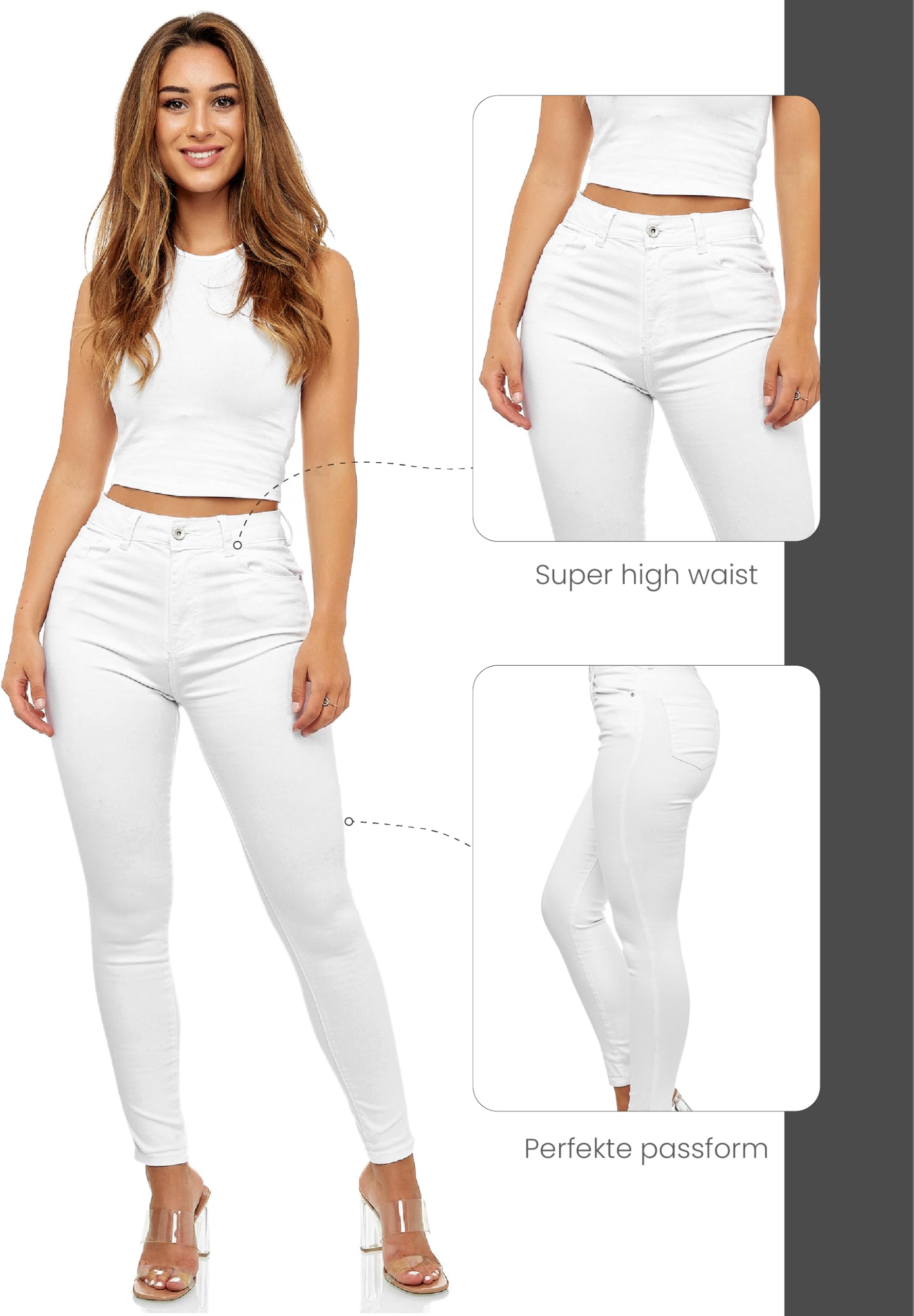 Elara Jeans Super Highwaist Femme Taille Haute Chunkyrayan