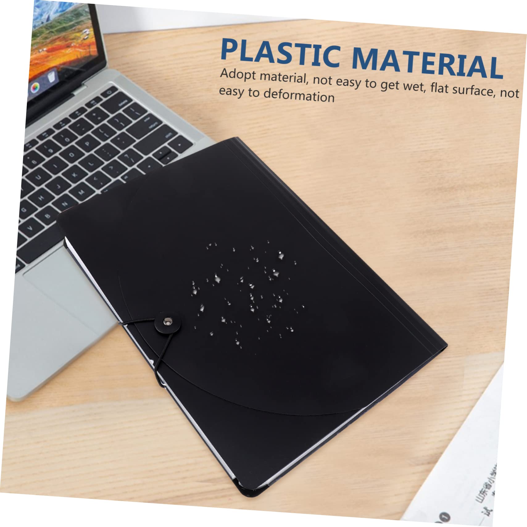 LALAFINA 1pezzi Portadocumenti Plastico Resistenti Cartella Estensibile Strati Organizzatore Fatture Ricevute Compiti Ufficio Casa Scuola