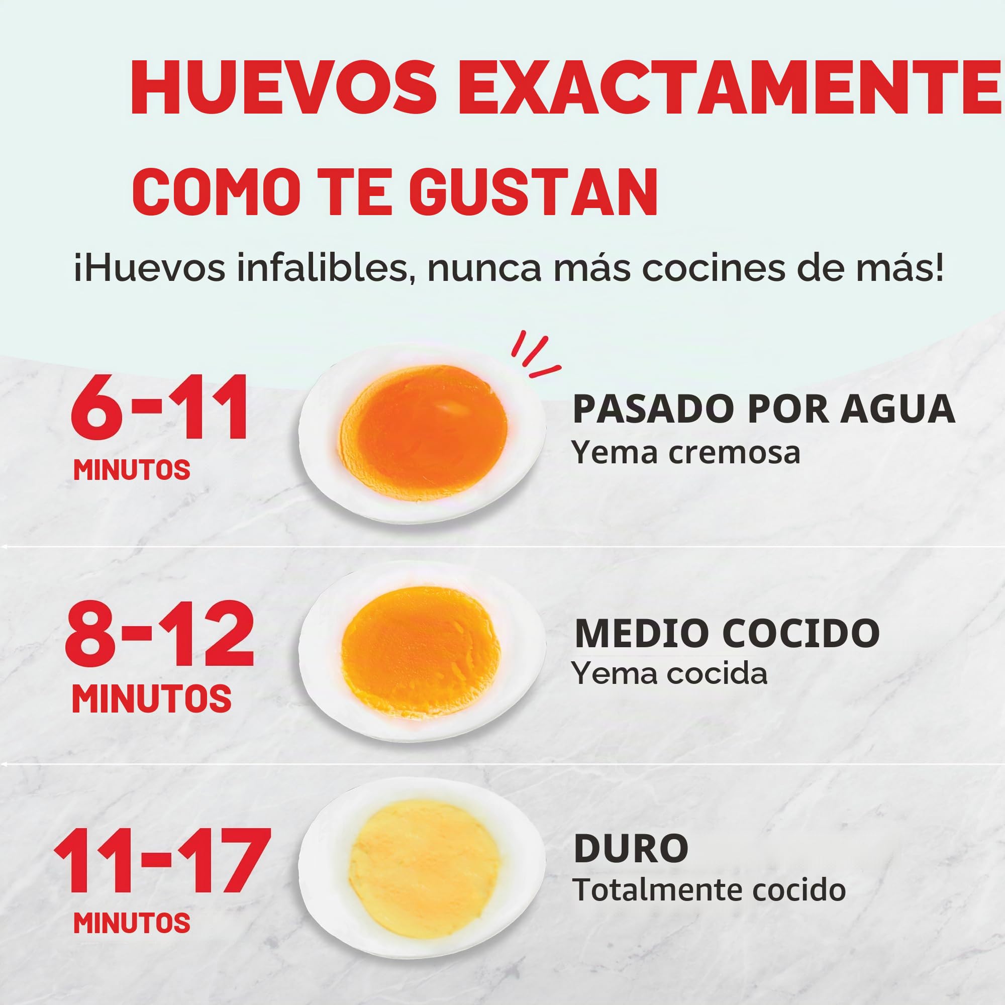 DASH - Olla de huevo rápida, con capacidad para 7 huevos, para huevos duros, huevos escalfados, huevos revueltos u tortillas con función de apagado automático, color crema