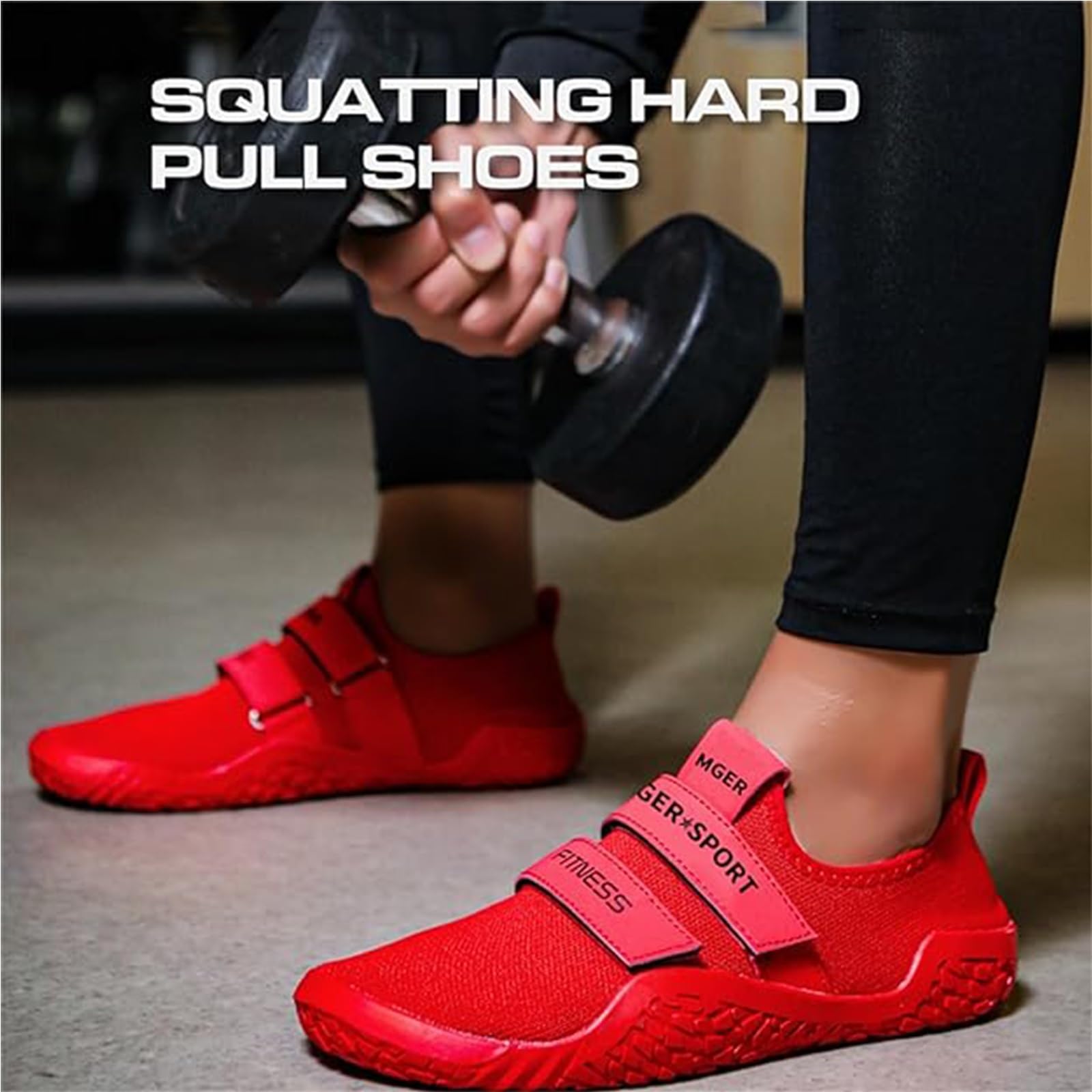 Zapatillas de Fitness, Zapatillas de Peso Muerto para Hombre, Zapatillas de Fitness Descalzas, para Levantamiento de Pesas, Levantamiento de Peso Muerto