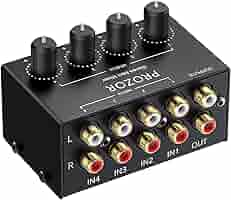 FREEBOSS AG-AS04A 4チャンネルミキサー FREEBOSS AG-AS04A 4 Channel DC 5V Bluetooth Mobile Computer