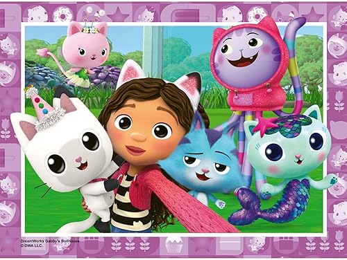 Miniatura 4 de Ravensburger Rompecabezas de casa de muñecas de Gabby para niños a partir de 3 años – 4 en una caja (12, 16, 20, 24 piezas) – Juguetes educativos