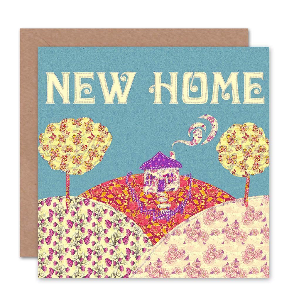 Wee Blue Coo - Greeting Card - Congratulations New Home