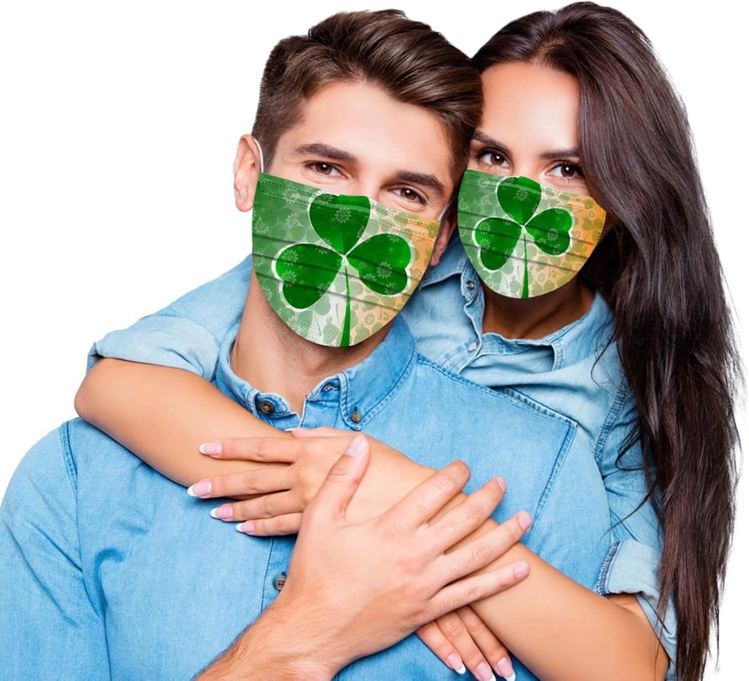 50PCS St. Patrick Print Day Face Masks for Women - 3-Ply Floral Print Face Mask for Adult Spring Summer Beach (P_50PCS_St. Patrick Day Print) : Clothing, Shoes & Jewelry