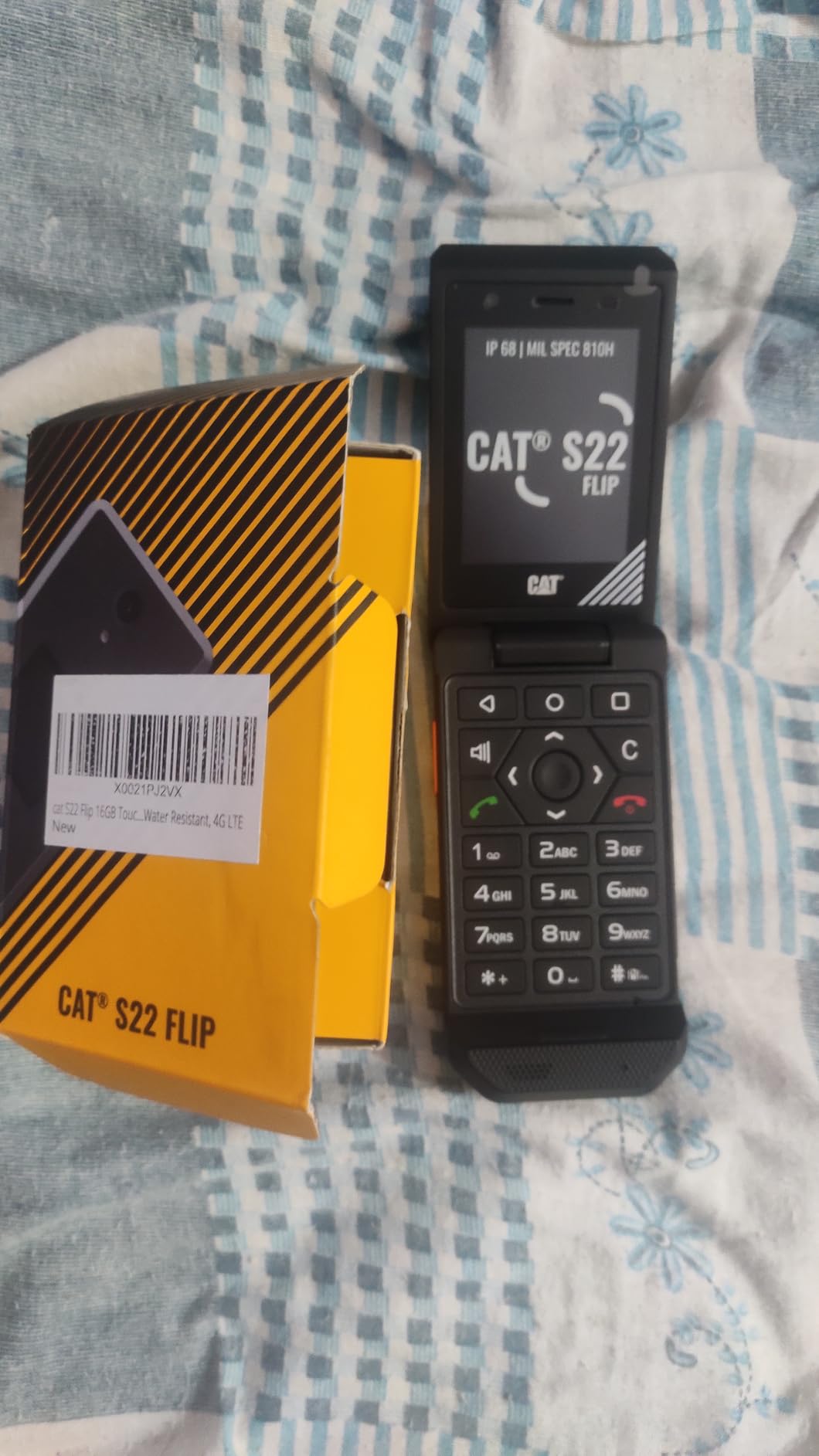 cat S22 Flip 16GB Touchscreen, Android 11, IP68 Water Resistant, 4G LTE ...