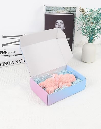 Miniatura 214 de Cajas de envío pequeñas de 6 x 4 x 2 pulgadas para pequeñas empresas, paquete de 30 cajas de correo moradas, caja de embalaje de cartón corrugado