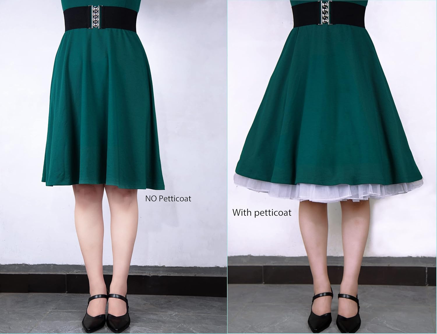 1950s Vintage Knee Length Crinoline Petticoats For Women Tulle skirts for under dresses 50s Clothing - Image 5