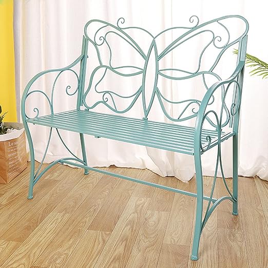 Balkonbank Kleiner Balkon 100cm Billig Gartenbank Metall Parkbank