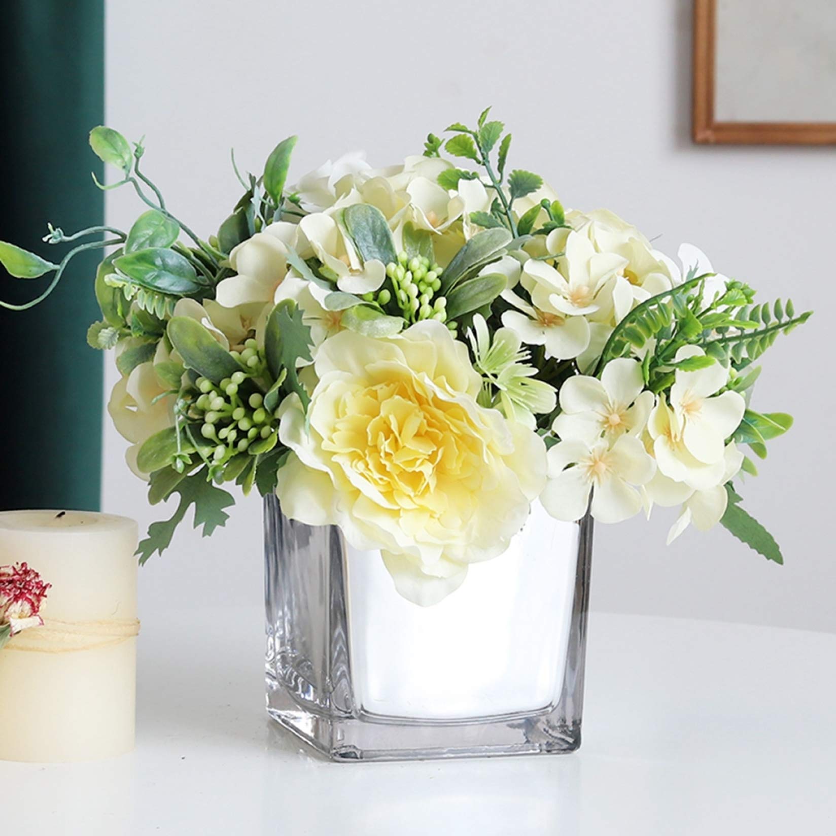 造花 インテリア 枯れない花 本物みたい 鮮やかな色合い F おしゃれ ドライフラワー 花束 フラワーアレンジメント アーティフィシャルフラワー 花瓶 玄関 お飾り 花 結婚式 飾り お花 お祝い 椿 造花 ブーケ