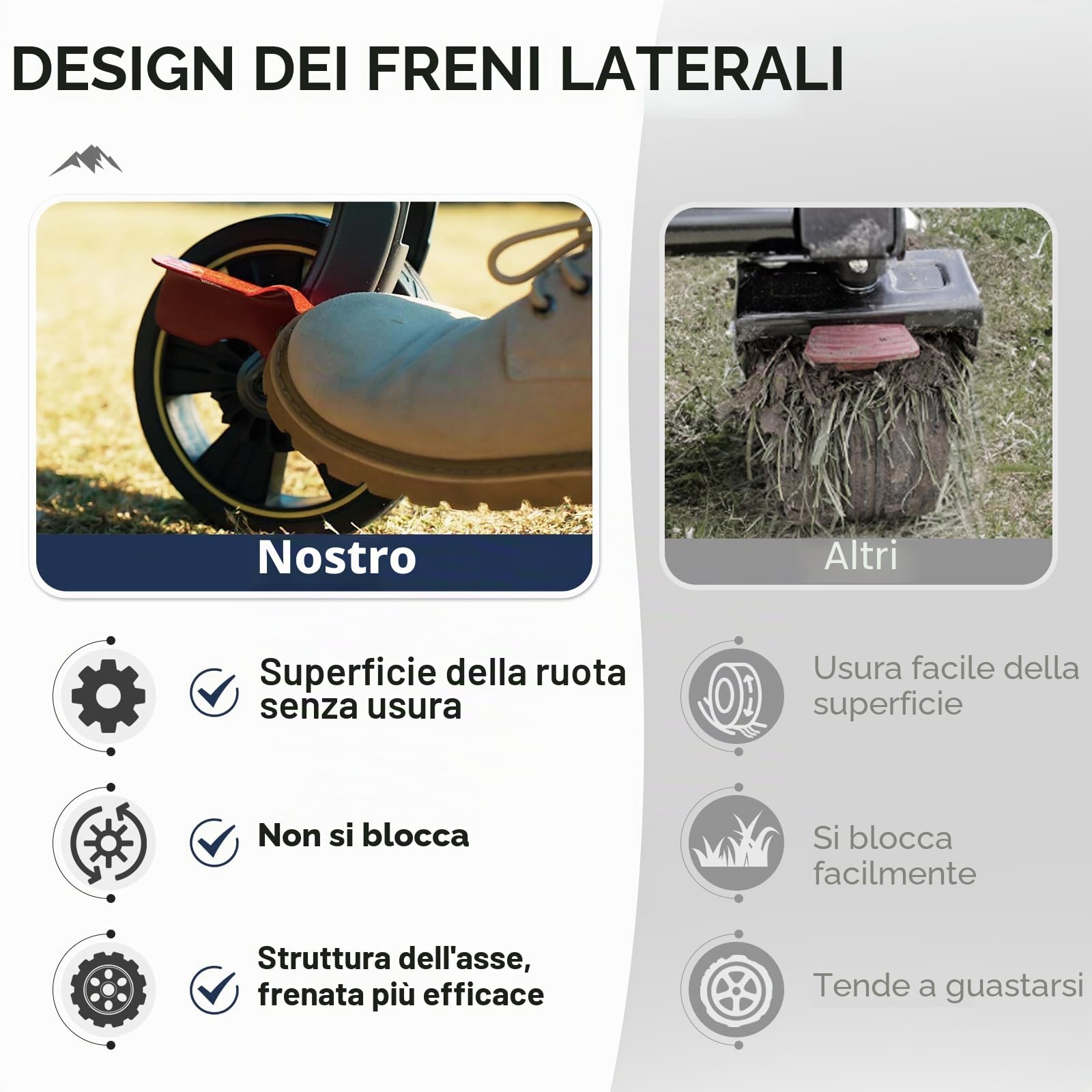 Portal Carrello pieghevole XXXL, 400 l, 160 kg, portata grande, con porta bevande, borsa laterale, carrello pieghevole, per giardino, campeggio, festival, blu