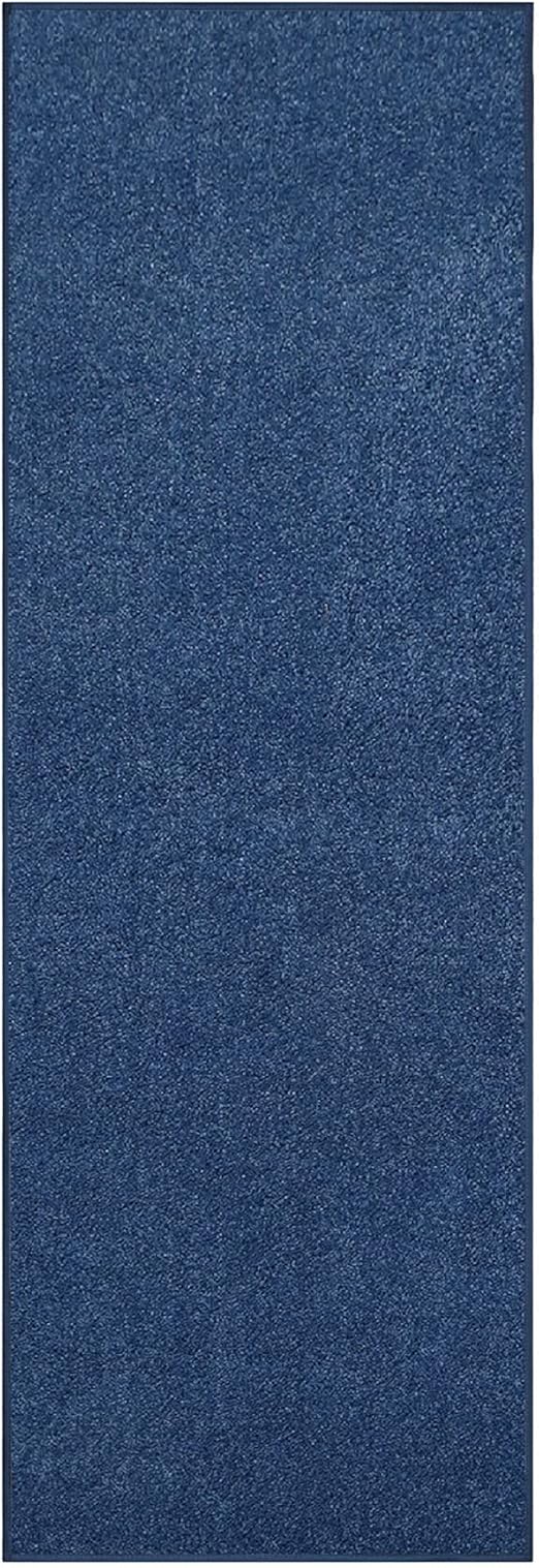 Furnish my Place Modern Plush Solid Color Rug Royal, 4' x