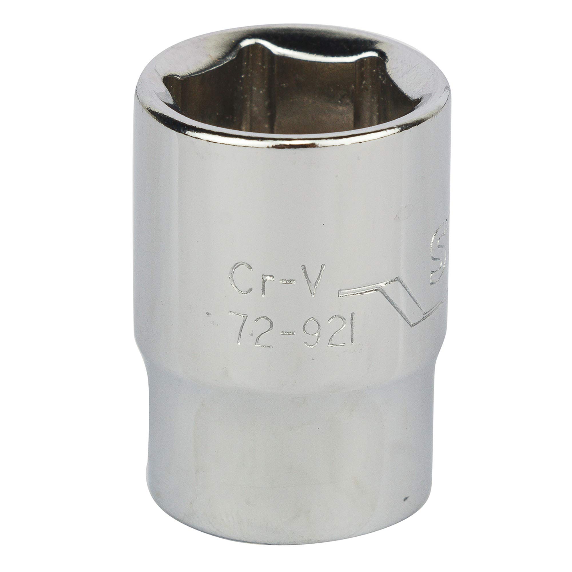 STANLEY STMT72921-8B 3/8-inch 13mm Chrome Vanadium Steel 6 Point Standard Socket (Silver)