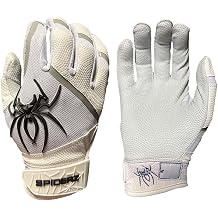 2023 Spiderz Pro Model Batting Gloves Black/White