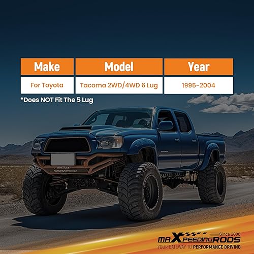 Miniatura 6 de maXpeedingrods Kit de elevación de nivelación trasera delantera de 3 pulgadas y 2 pulgadas para Toyota Tacoma 1995-2004 2WD 4WD, solo 6 lengüetas,