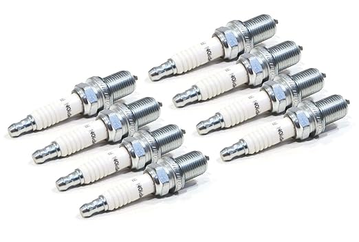 (Pack of 8) Champion Spark Plugs for NGK BCPR6ES, CS6 S100, CS6S100, ZFR5F Motor