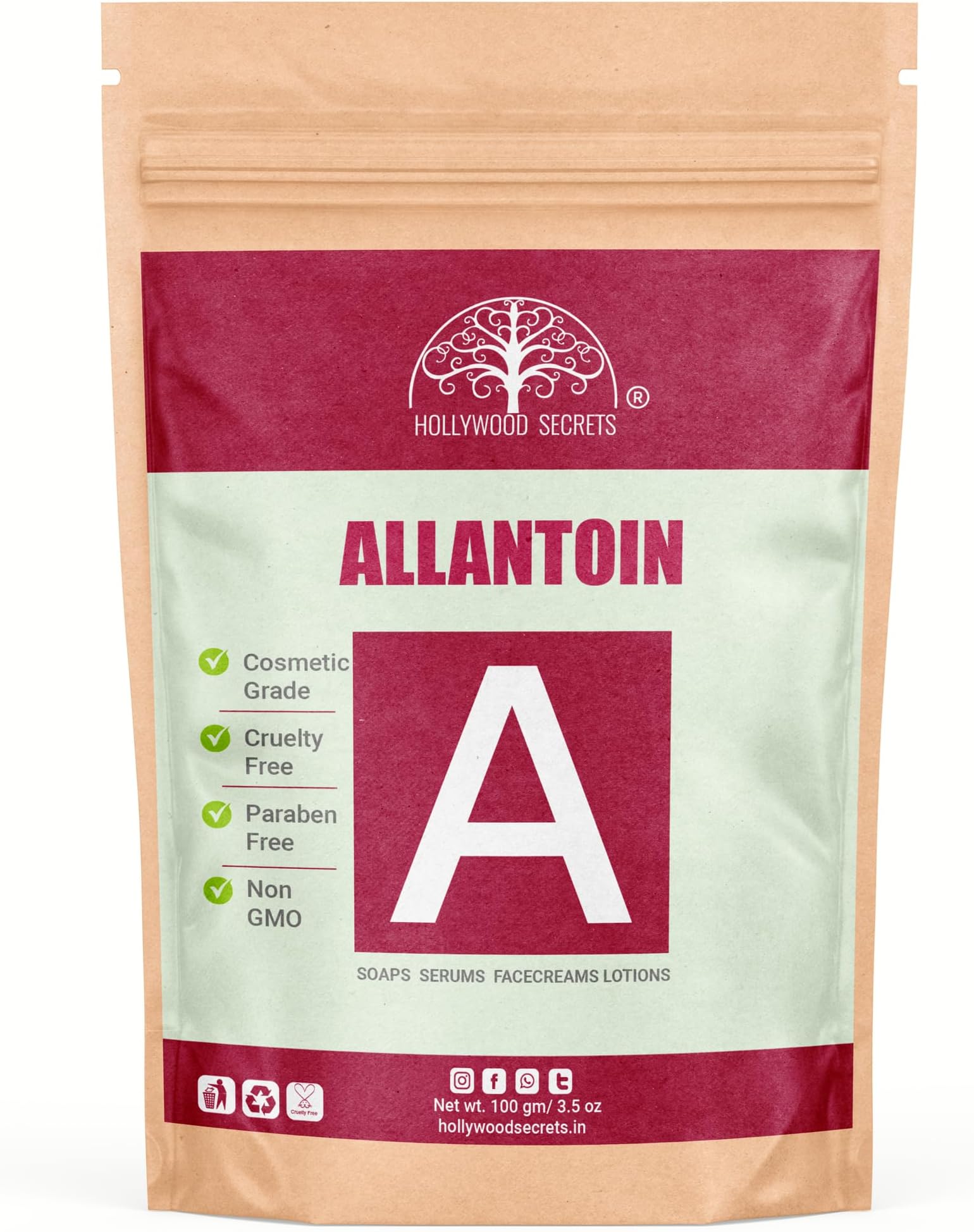Pure Allantoin Powder 100gm