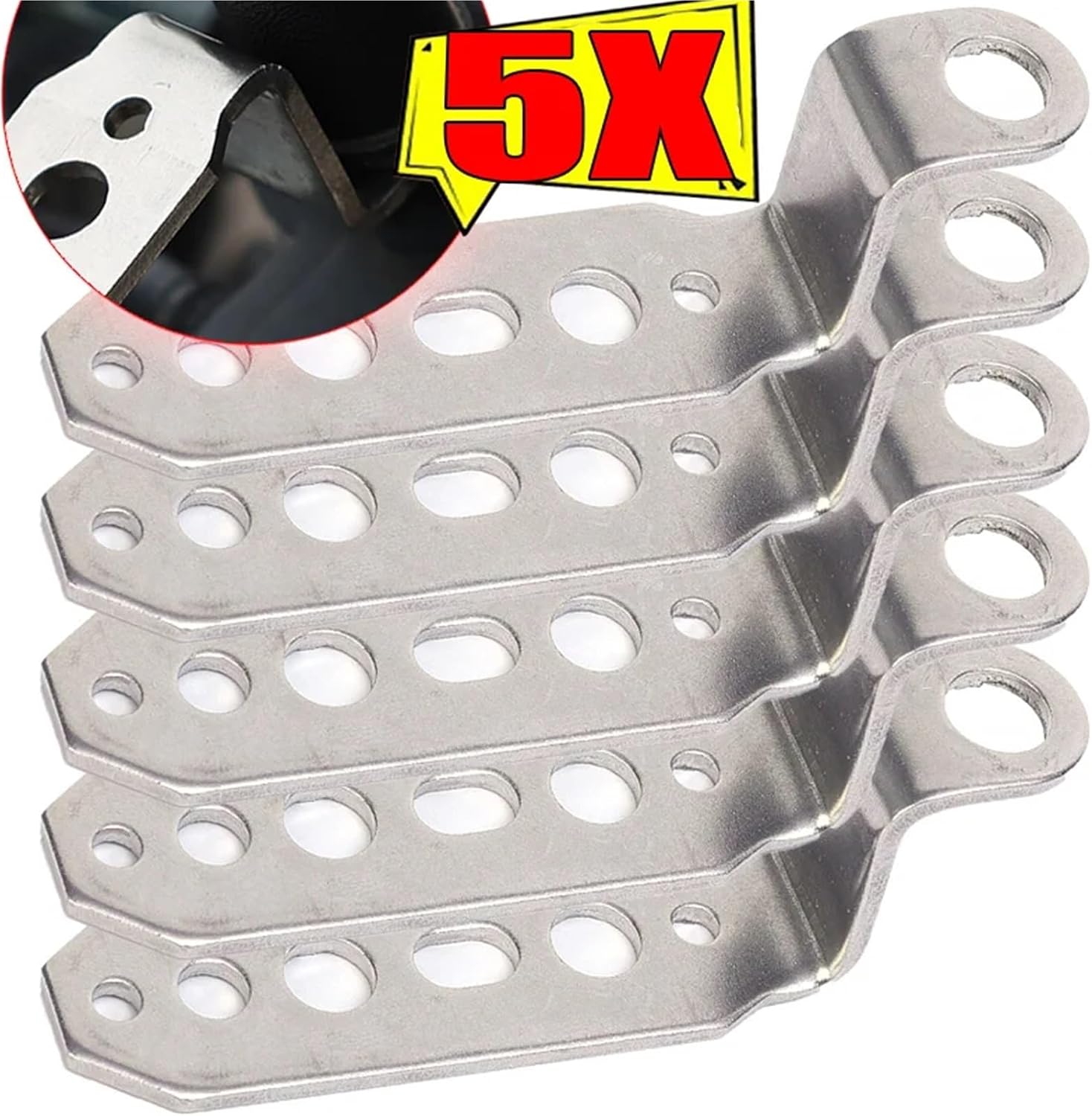 3個 並行輸入品 5.75 インチヘッドライトブラケットキットブラック/ 5 3/4