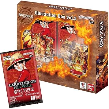 One Piece TCG: Illustration Box Vol. 5 (IB-05) - 4 Packs, Promos