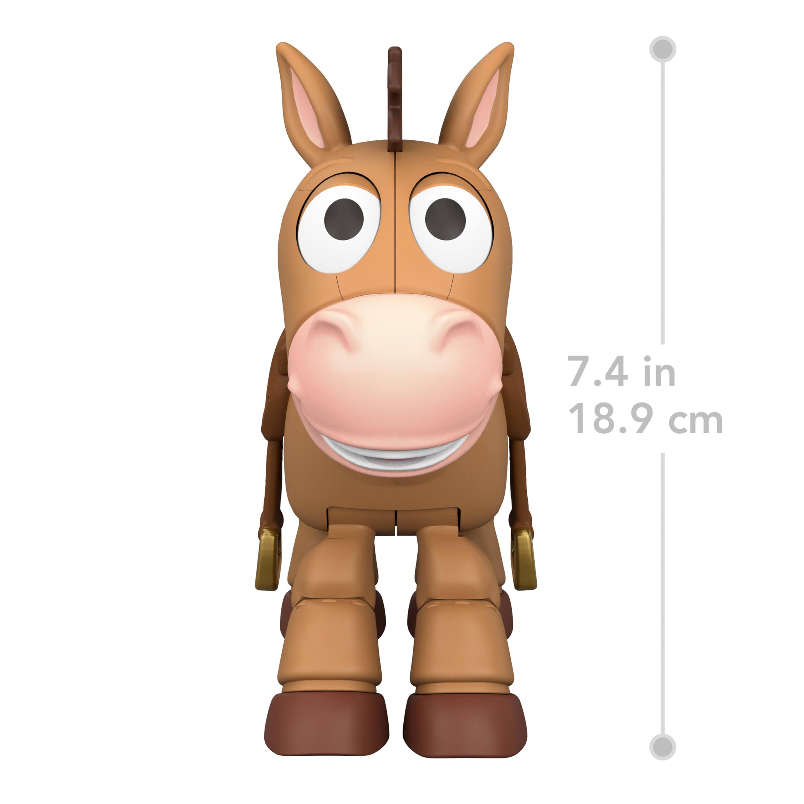 Mattel Disney y Pixar Toy Story 5 Lil'Partner Bullseye, Caballo | Figura articulada 18,8 cm, posiciones activadas por toque, sonidos, JKV48