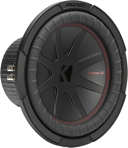 KICKER Subwoofer CompR 48CWR104 de 10", DVC, 4 ohmios