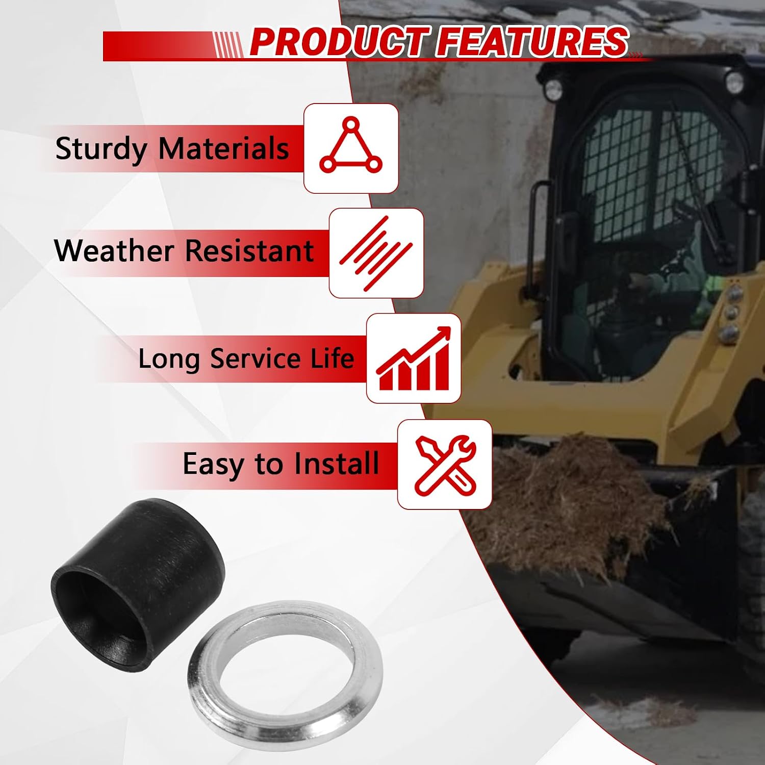 Nozzle Protector and Seat Kit, 119625-11870 119625-11880 Replacement for Yanmar 3TNE82 4TNV84 4TNV88 4TNE88 Engine