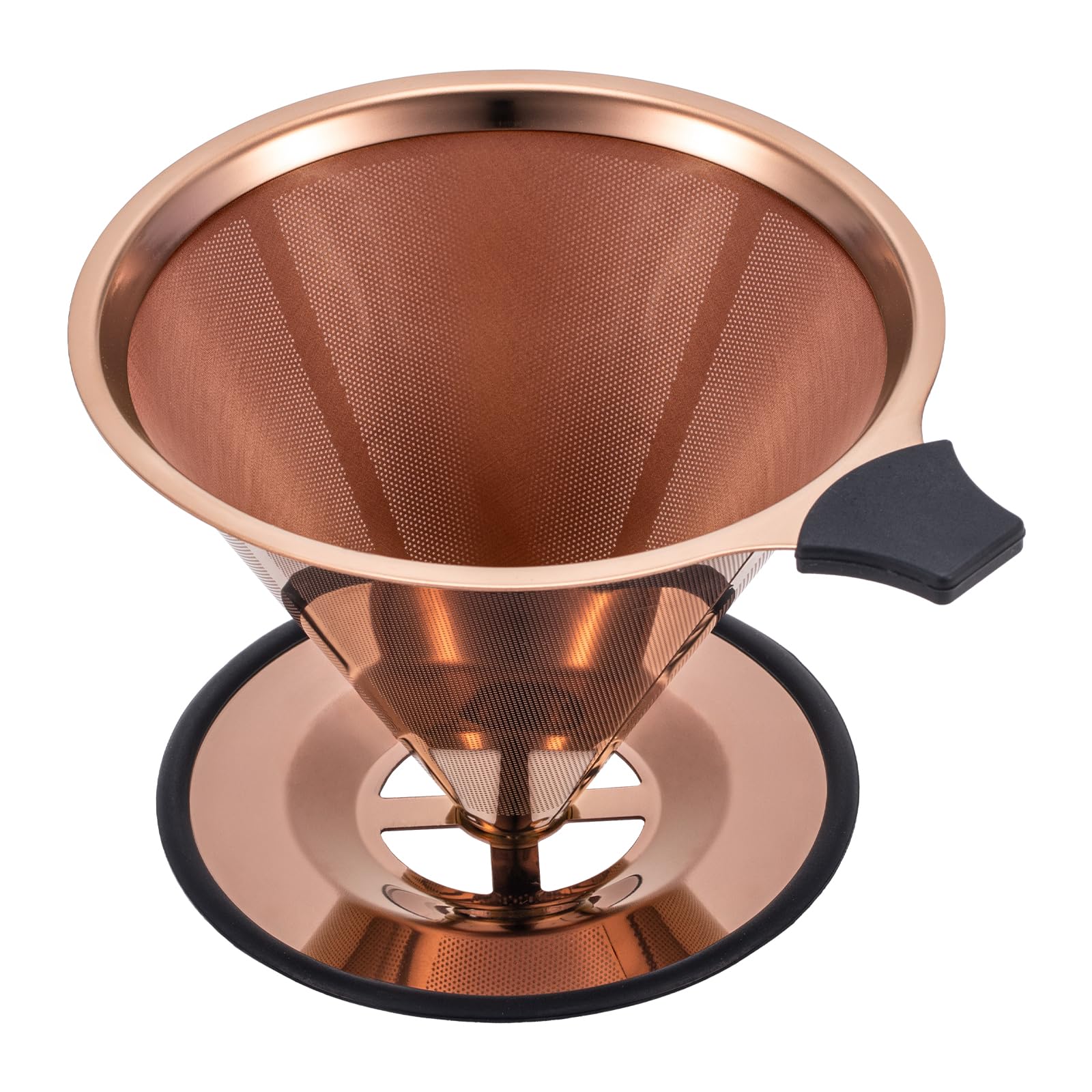 Pour Over Coffee Dripper, Ultra-Fine Stainless Steel Coffee Filter