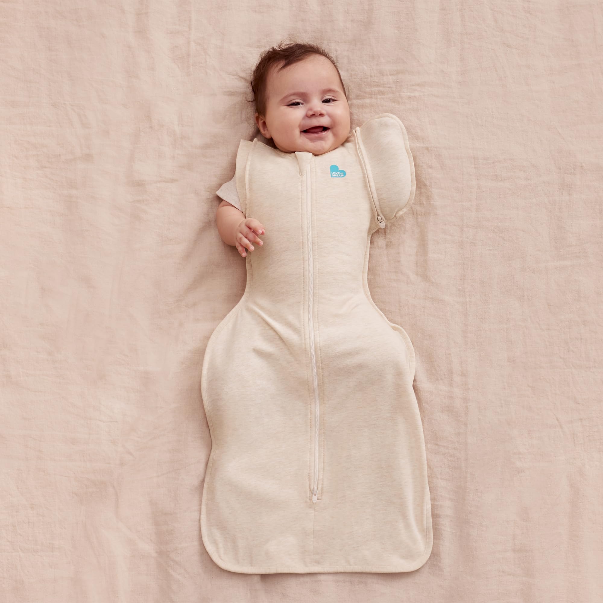 Love To Dream™ Swaddle UP™ Transition Bag, Medium 6-8.5 kg - Twigs Oatmeal, Oatmeal Marl, Medium (6-8.5kg) - Image 2