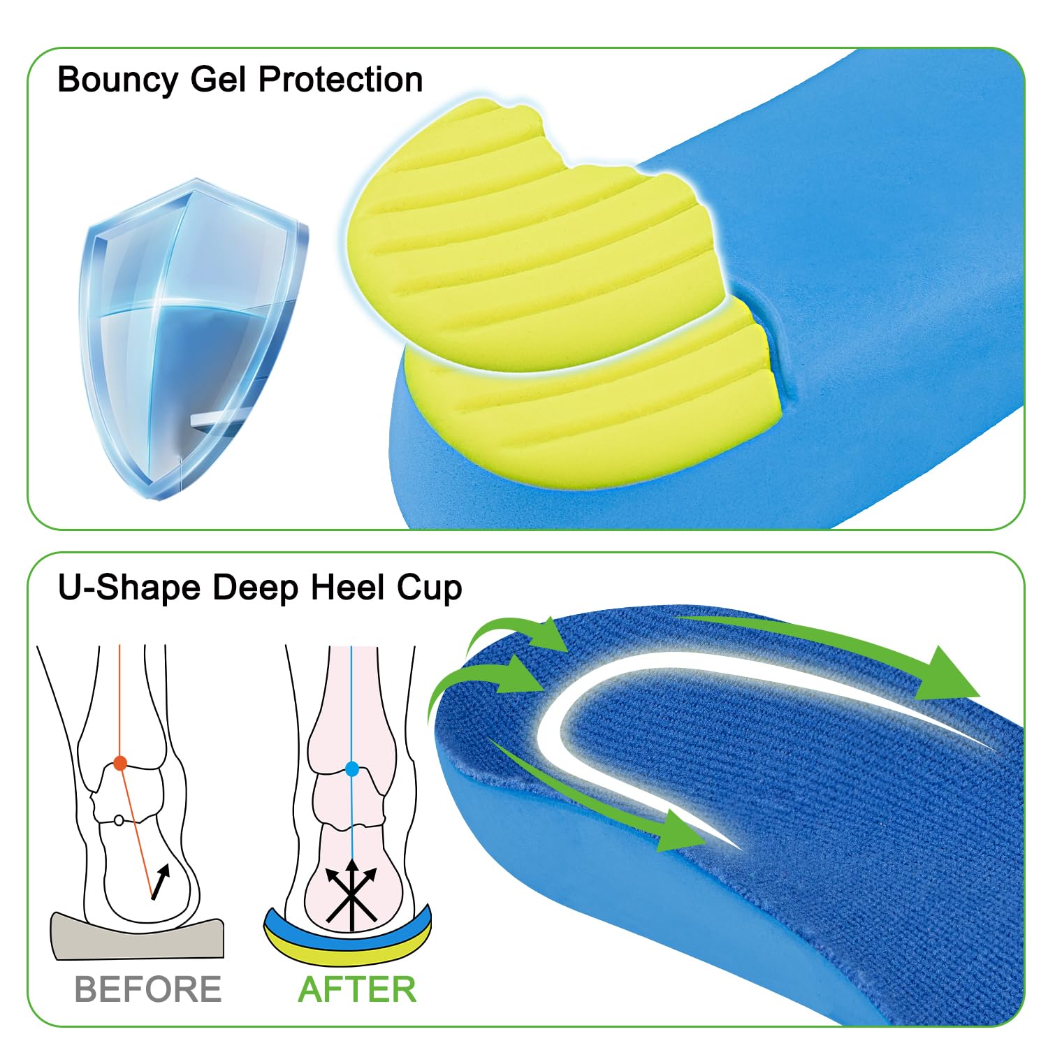 Solette Per Bambini E Ragazzi - Supporto Arco Plantare E Ammortizzazione | Taglia 33-35 EU - Foto 5