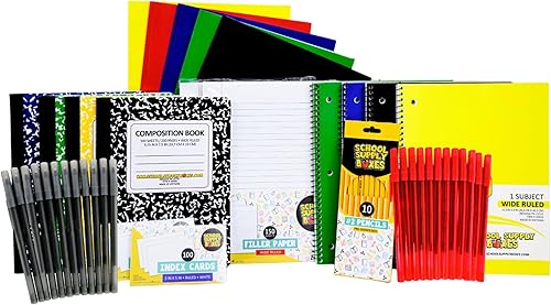 Paquete de escritura para escuela primaria  1 caja  51 piezas por caja  School Supply Boxes  Productos esenciales para el regreso a clases  Incluye