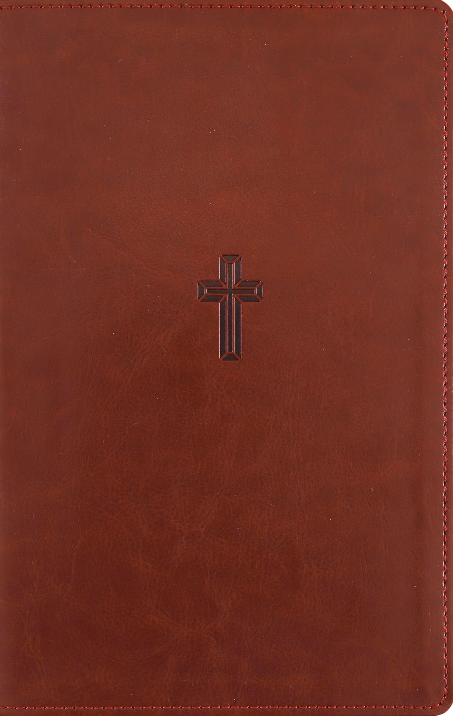 NASB, Personal Size Reference Bible, Large Print, Paragraph Style, Leathersoft, Brown, Red Letter, 1995 Text, Comfort Print