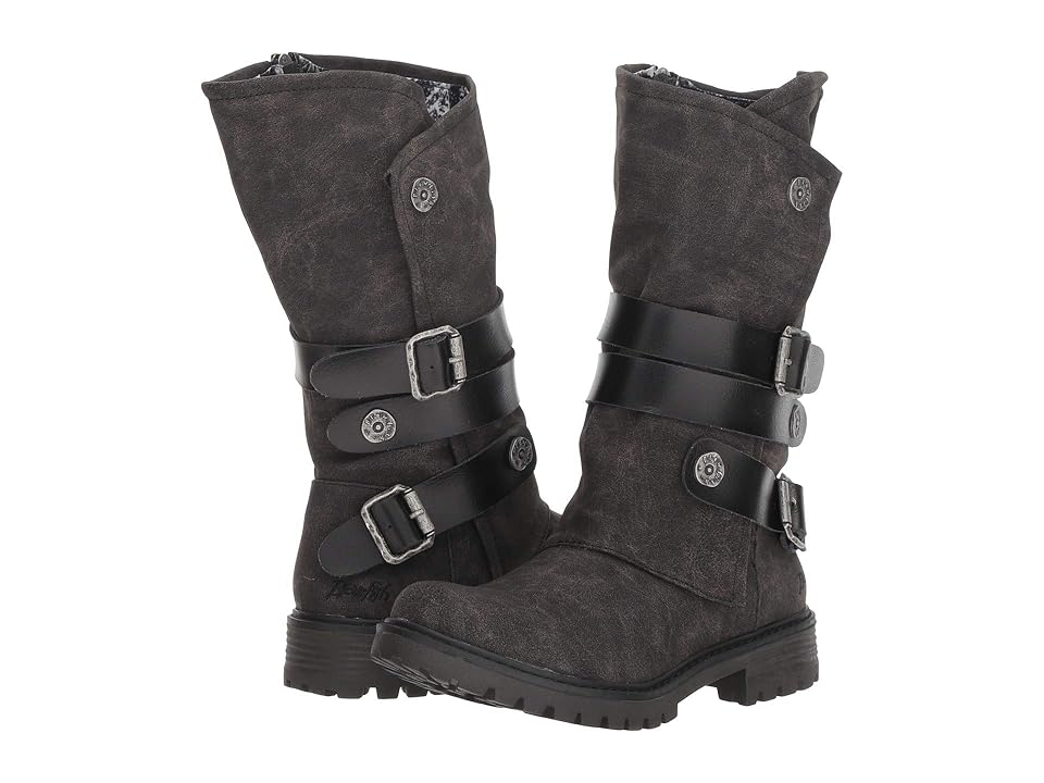 

Blowfish Rider (Black Spindal PU/Dyecut PU) Women's Pull-on Boots