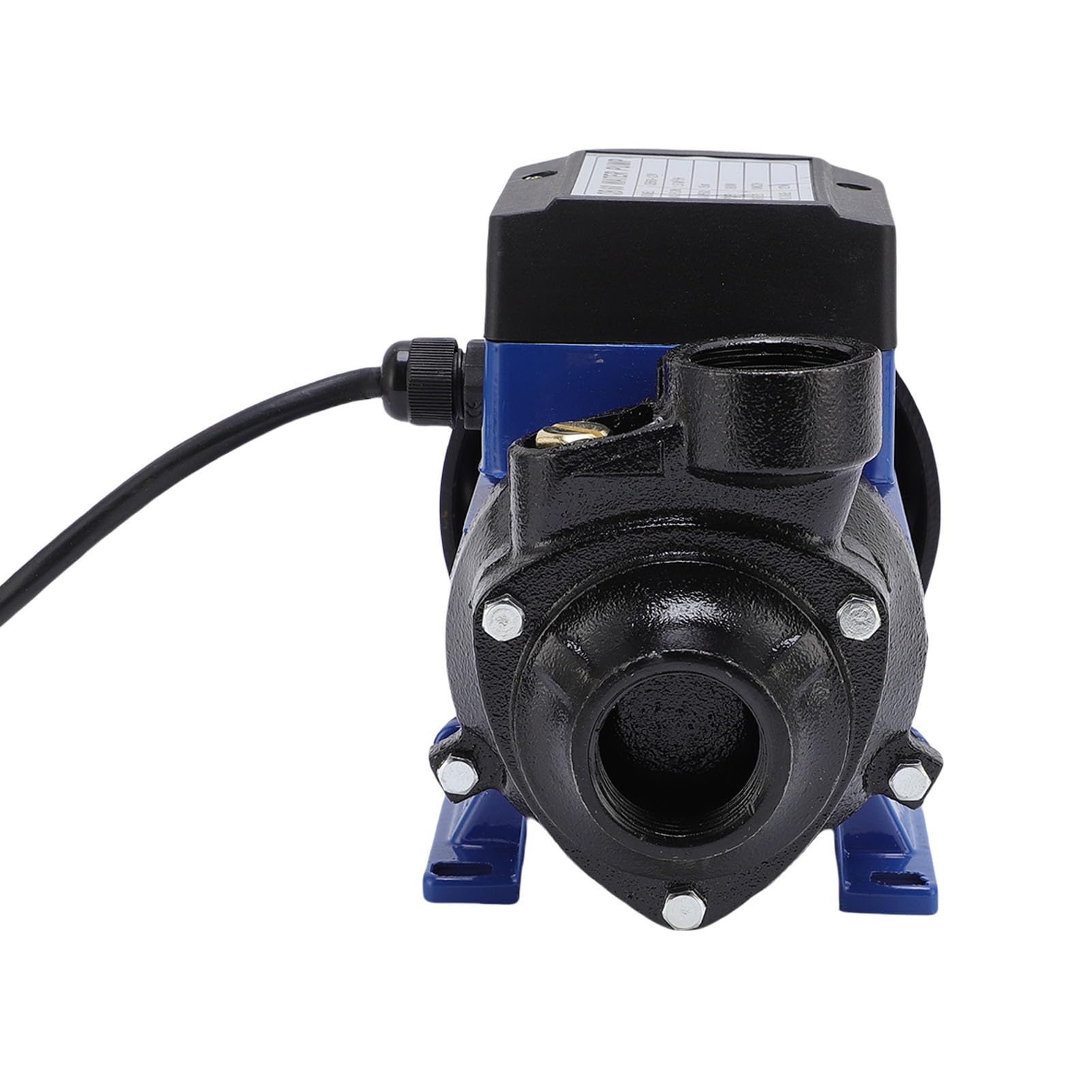 YWBL-WH Bomba de Pozo Solar de 180 W con Cabezal de 15 M, Junta de Tubería NPT de 1 Pulgada para Riego de Estanques de Jardín, Bomba de Transferencia de Agua Eléctrica con Flujo de 1,5 ³/h y Motor