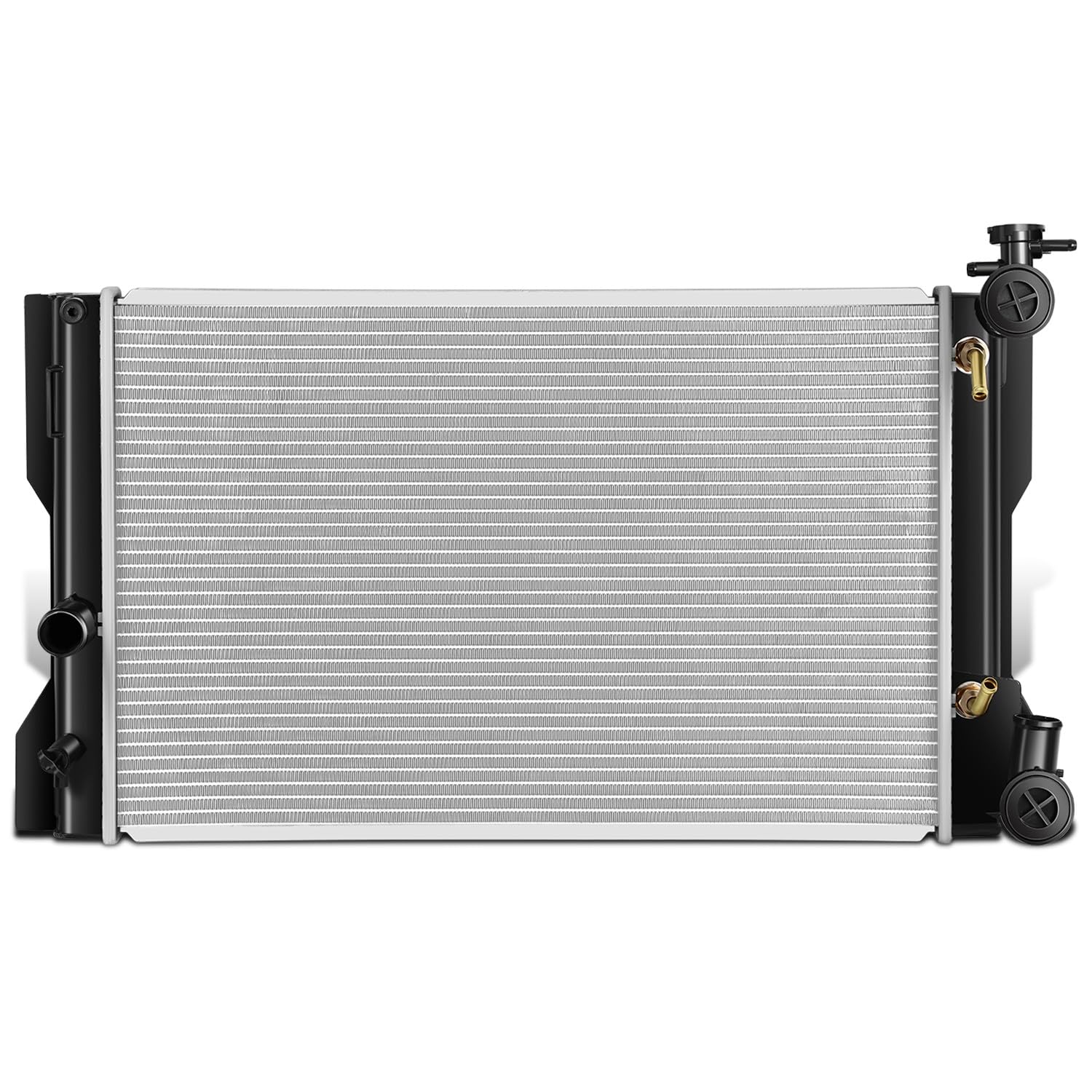 DNA Motoring CU13106 1-Row Aluminum Core Radiator Engine Cooling Compatible with 09-10 Pontiac Vibe; 09-17 Toyota Matrix/Corolla, 164100T030 13049 3445, OEM-RA-13106