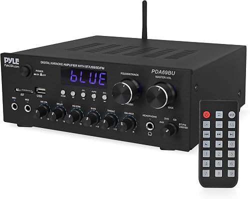 Pyle PDA69BU amplifier, Black