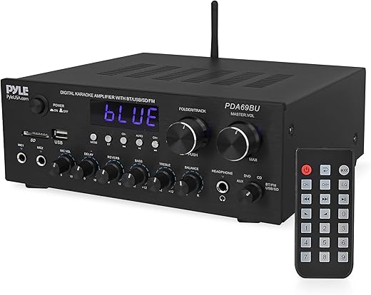 Pyle Bluetooth Home Audio Amplifier Receiver Stereo