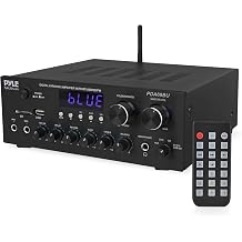 PyleUsa Home Audio Amplifier Home Theater Power Stereo Receiver Surround Sound PDA69BUEU