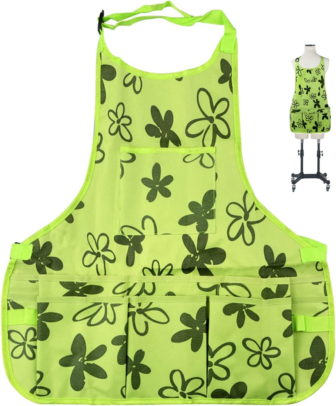 PATILWON Gardening Apron with Large Pockets for Women, 14 Pockets Waterproof Tool Apron, Work Apron Heavy Duty, Size M to XL - Image 7