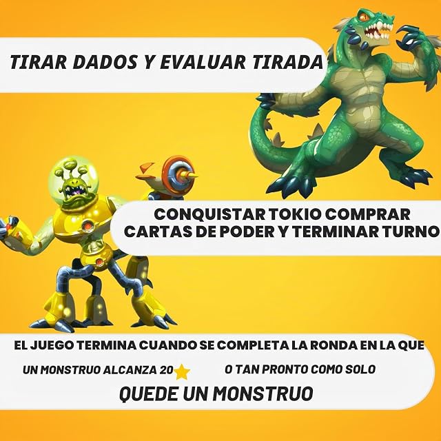 Foto 4 de 8 de Iello 513299 - King of Tokyo New Edition Aleman