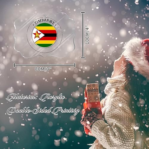 Vista 72 de Bandera de las Bahamas Adorno de árbol de Navidad para Navidad Bandera Nacional de Bahamas Decoración de árbol de Navidad Adorno colgante Adornos