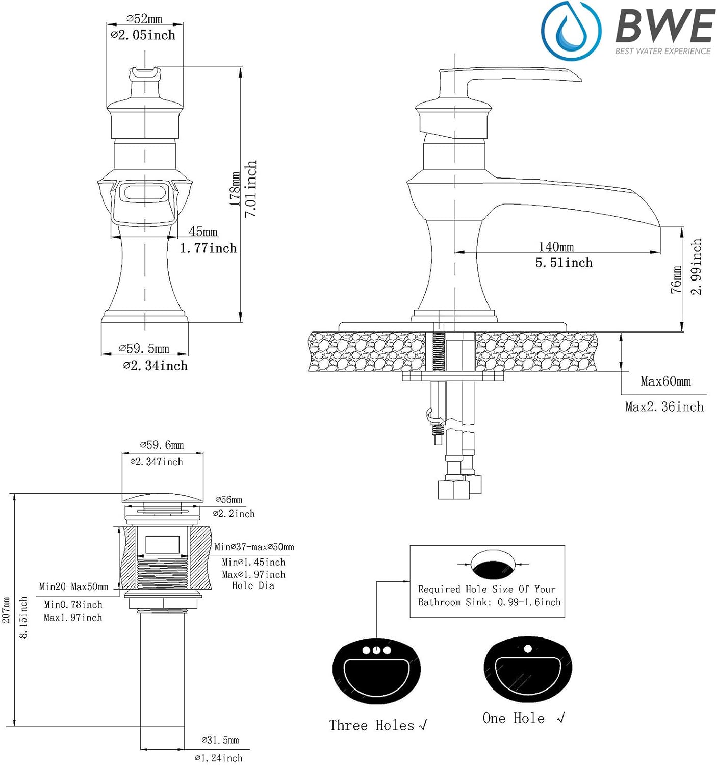 Flаѕh Dеаlѕ - 80% оƒƒ BWE Brushed Nickel Bathroom Faucet Single Hole Single Handle Bathroom Sink Faucet Matching Pop Up Drain Stopper with Overflow and Supply Lines Bath Vanity Faucet Commercial Chеареѕt 🛒 BWE Brushed Nickel Bathroom Faucet Single Hole Single Handle Bathroom Sink Faucet Matching Pop Up Drain Stopper with Overflow and Supply Lines Bath Vanity Faucet Commercial