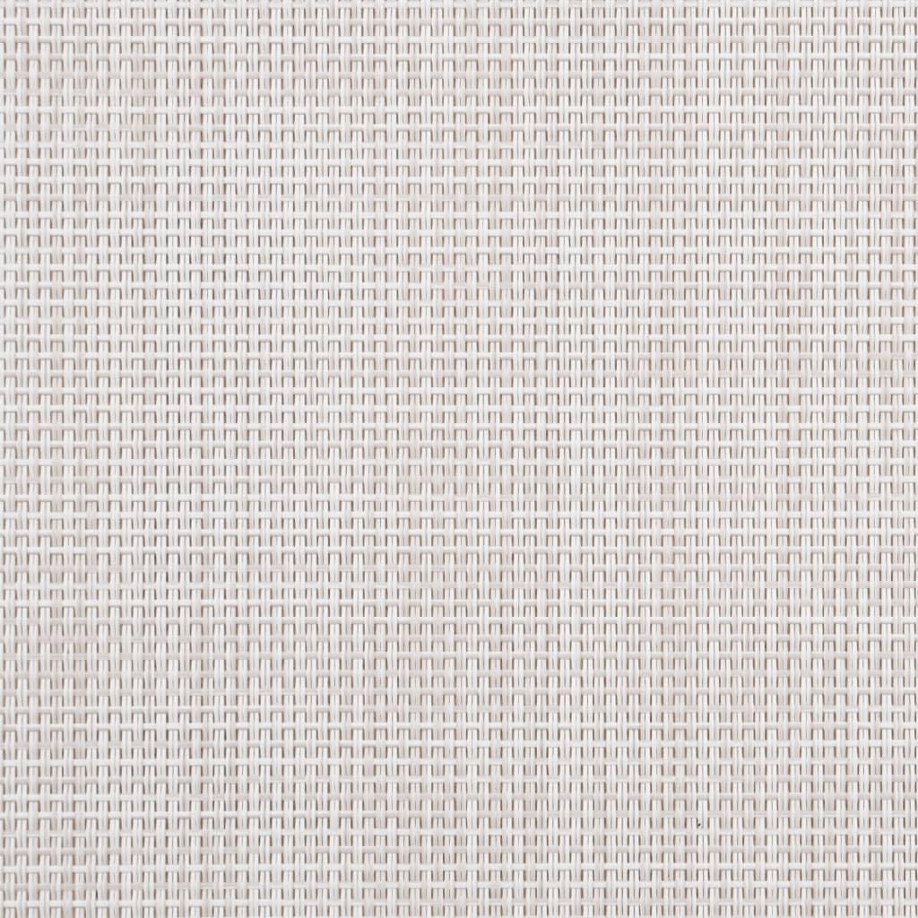 Juego de 2 tumbonas de madera maciza de acacia y textileno, color gris, plegables, con respaldo ajustable de 5 posiciones, para piscina, terraza y balcón, soporta hasta 110 kg
