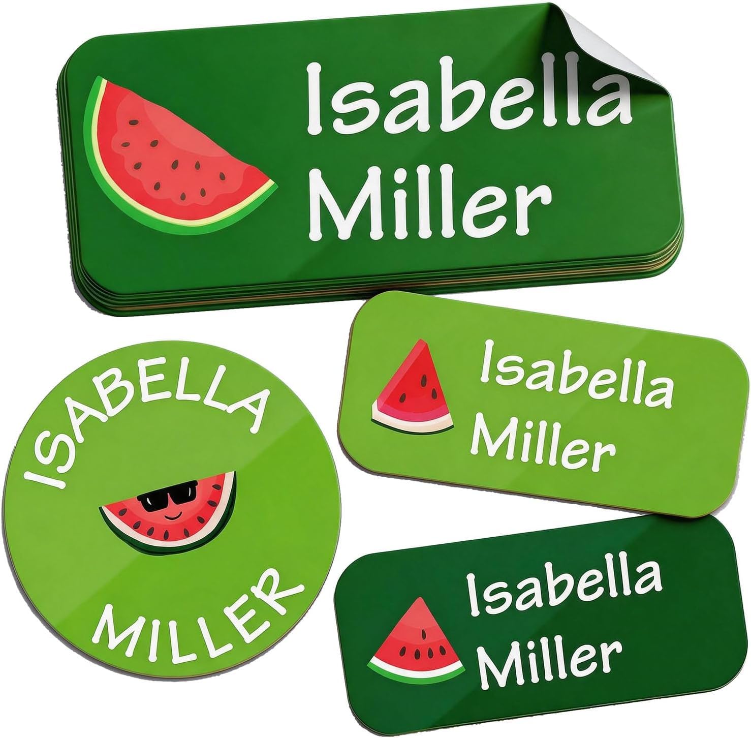 Personalized Daycare Name Labels for Kids (135 Labels) Custom Waterproof Name Stickers for Child Clothing Tag, Bottles,Camp,Lunch Boxes and School Supplies — image 1
