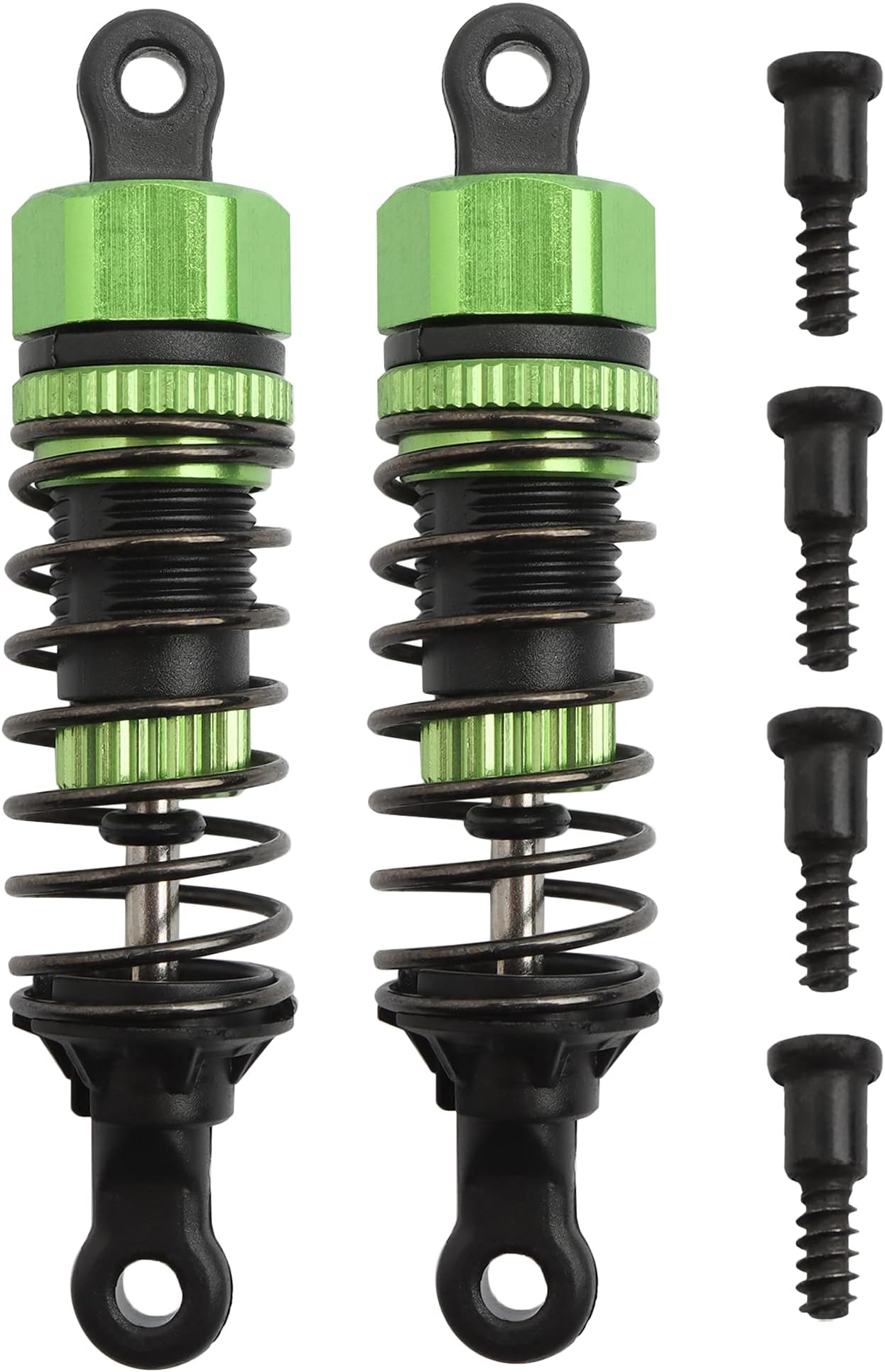 9300E RC Cars Upgrade Parts Oil Filled Aluminum Shocks Absorber PX9300-01A Accessories Spare Parts for 1:18 9300 9304 Trucks 300E 302E Brushless RC Cars(2 PCS)