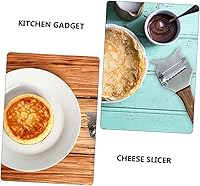 Vista 9 de Cabilock Afeitadora de trufas de chocolate de acero inoxidable con maquinilla de afeitar ajustable, herramienta de cocina afilada para queso, ajo