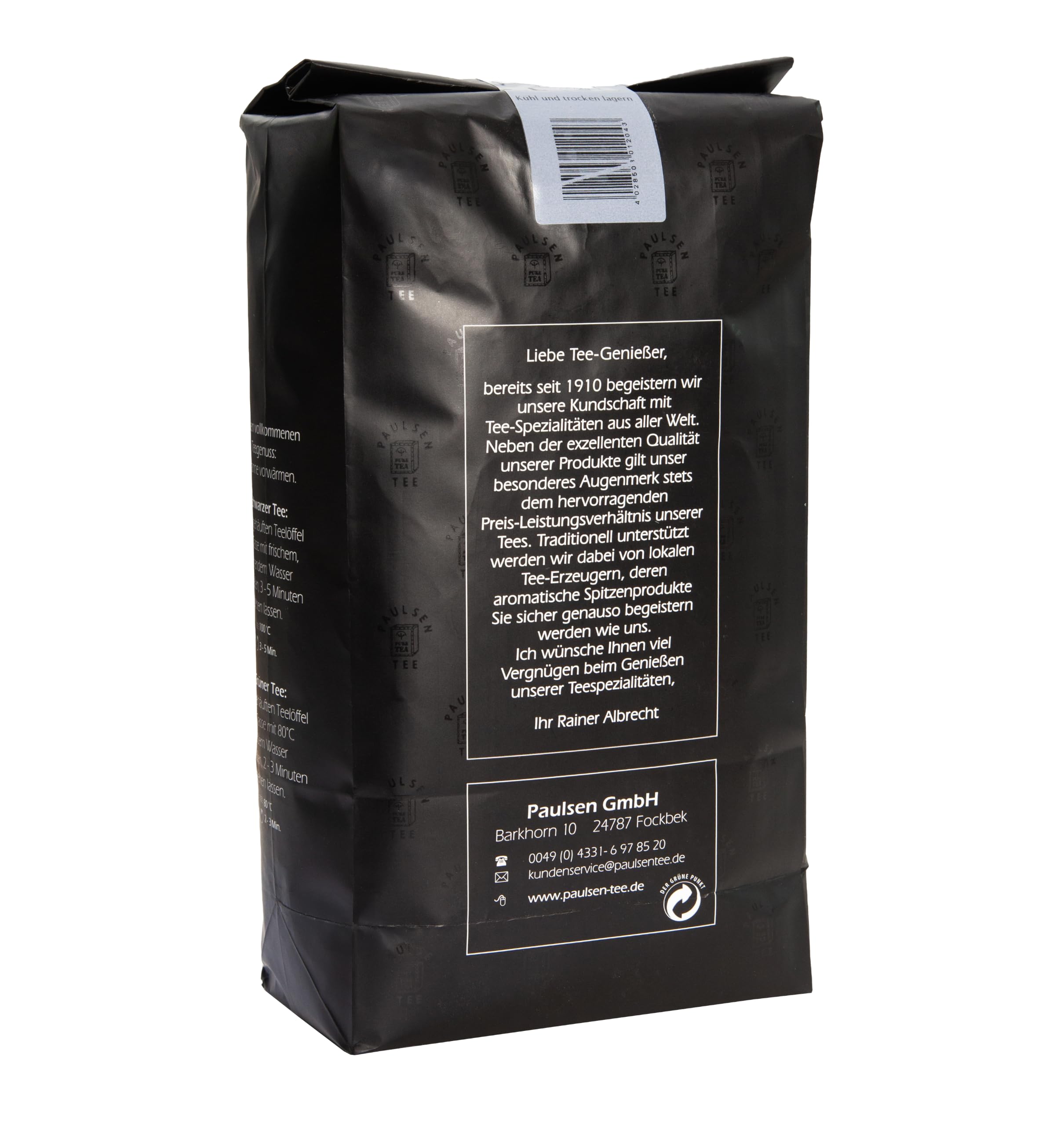 Paulsen - Bio Assam Second Flush SFTGFOP1 - schwarzer Tee - 1000g